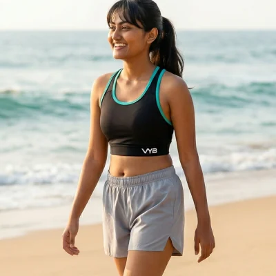 VYB racerback cropped top